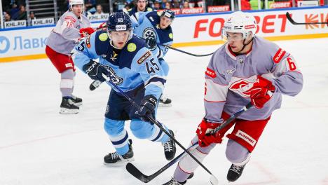 Новосибирская «Сибирь» не удержала преимущество и уступила «Спартаку» в овертайме