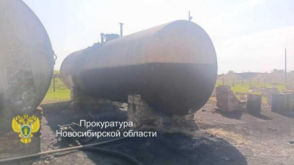 Предприятие в Новосибирской области оштрафовали после взрыва горючего