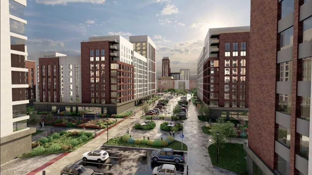 Омичам представили концепцию жилого квартала на Левом берегу