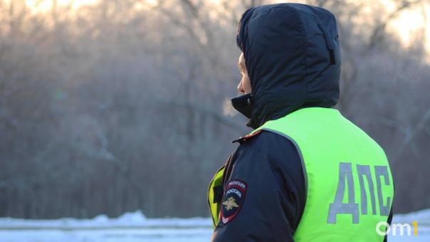 Водитель фуры отправил легковушку в кювет и скрылся в районе Омска