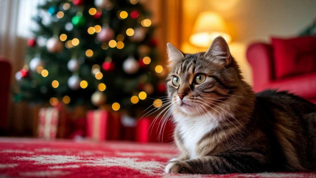 «Не только фейерверки»: ветеринар рассказал про опасность новогодних украшений для питомцев