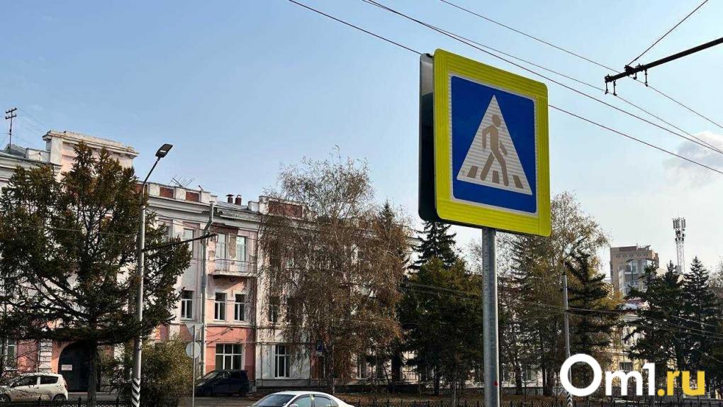 Омич пролетел на машине через переход с пешеходами