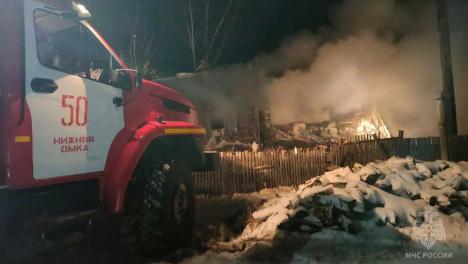 Омский пенсионер погиб в огне