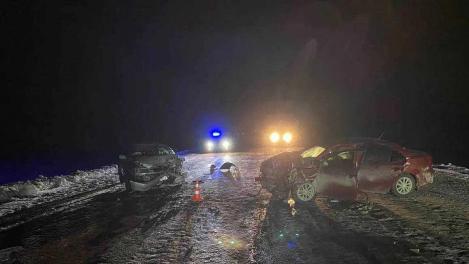 Два человека погибли в лобовом столкновении в Новосибирской области
