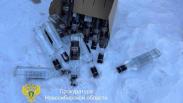 В Новосибирске изъяли 18,4 тыс. бутылок алкоголя на 3,9 млн рублей