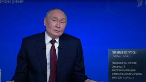 В эфире прямой линии с Путиным показали, какие вопросы задавали омичи