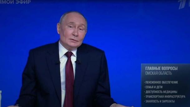 В эфире прямой линии с Путиным показали, какие вопросы задавали омичи