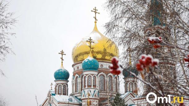 В Омске снова появился ледяной вертеп