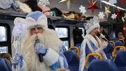 В Омске продают билеты на поездку с Дедом Морозом на электричке