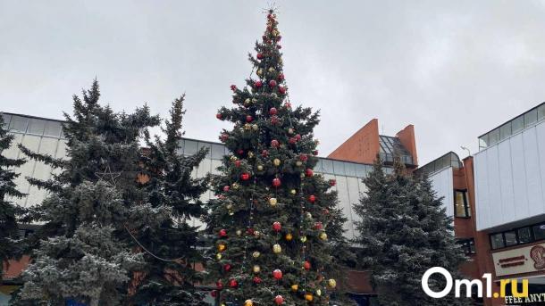 В новогодних огнях: Яндекс Карты показывают, как украсили Омск к празднику