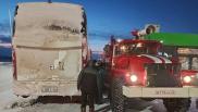 Автобус с 49 пассажирами заглох на трассе в 30-градусный мороз по пути из Казахстана в Новосибирск