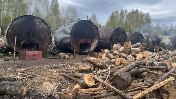 В Омской области закрыли нелегальное производство древесного угля