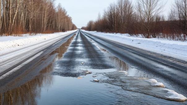 Улица Старощука в Новосибирске: грейдеры против потока воды