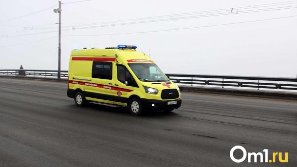 Скорая помощь застряла в снежном коллапсе на улицах Новосибирска