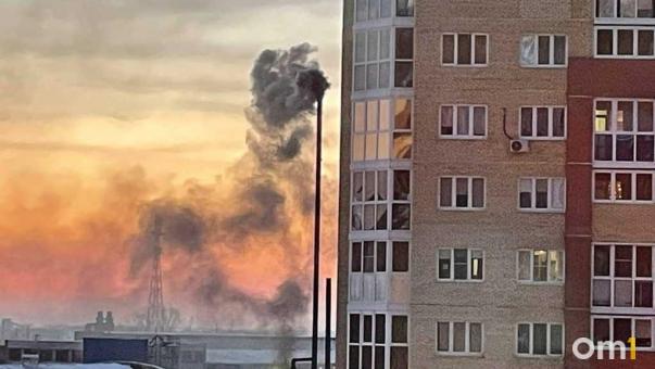 В Омске объявили режим «чёрного неба» первой степени опасности