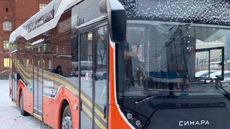 Новый троллейбус тестируют в Новосибирске