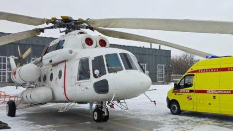 Вертолёты санавиации в Омской области готовы перевезти 400 пациентов в год