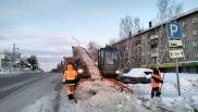 В Новосибирске за трое суток вывезли более 70 тысяч кубометров снега
