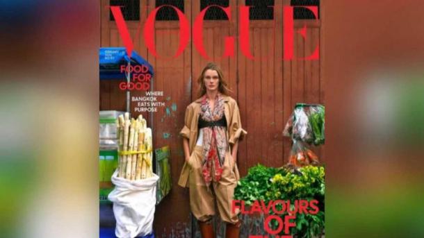 Омичка Кристина Грикайте украсила обложку Vogue Thailand