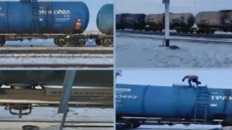 ЧП: на железной дороге произошёл разлив нефтепродуктов в Новосибирской области