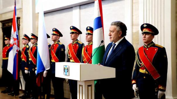 Председатель Заксобрания Новосибирской области Андрей Шимкив выступил на посвящённом 23 Февраля мероприятии