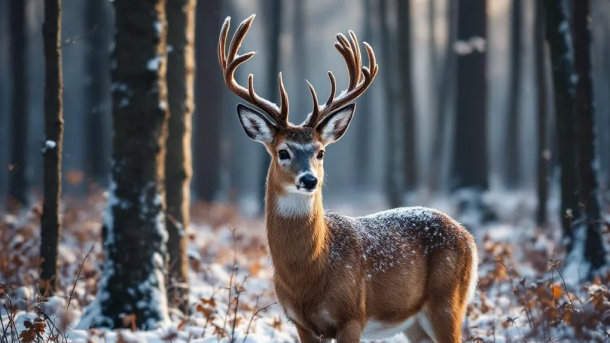 В Новосибирске заметили сибирскую косулю на улице