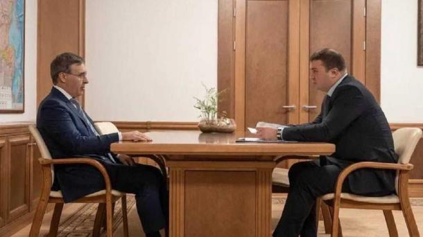 Губернатор Хоценко и министр науки РФ Фальков обсудили создание межвузовского кампуса