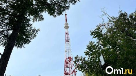 На омской телебашне запустят поздравление для жительниц города
