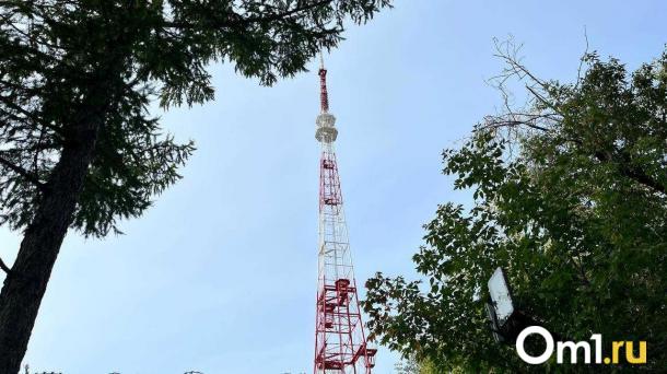 На омской телебашне запустят поздравление для жительниц города