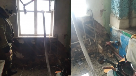 «Камышит располагался вплотную к трубе»: в Новосибирской области датчик спас многодетную семью от пожара