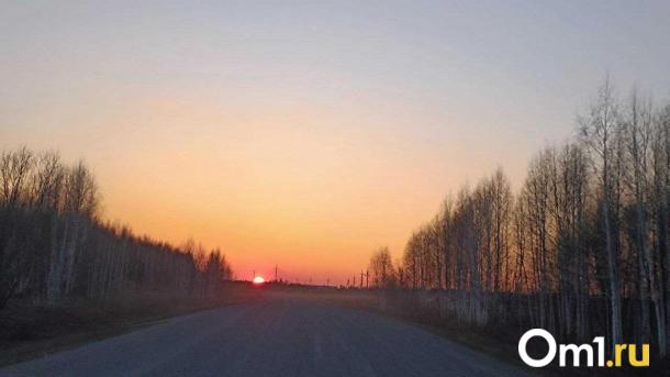 На севере Омской области отремонтировали дорогу по нацпроекту