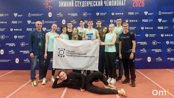 Студент ОмГТУ стал чемпионом России по лёгкой атлетике