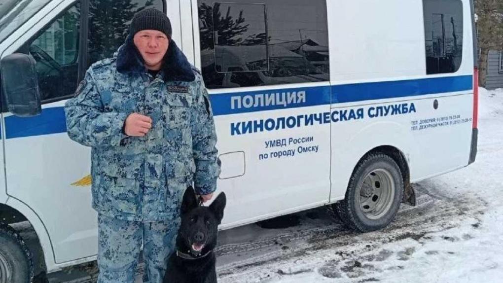 Немецкая овчарка привела омскую полицию к вору, устроившему застолье в общежитии