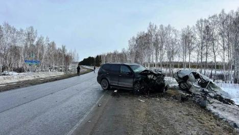 В Омской области водитель иномарки выехал на встречную полосу и спровоцировал смертельное ДТП