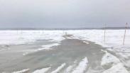 В Новосибирской области начинают закрывать ледовые переправы из-за потепления