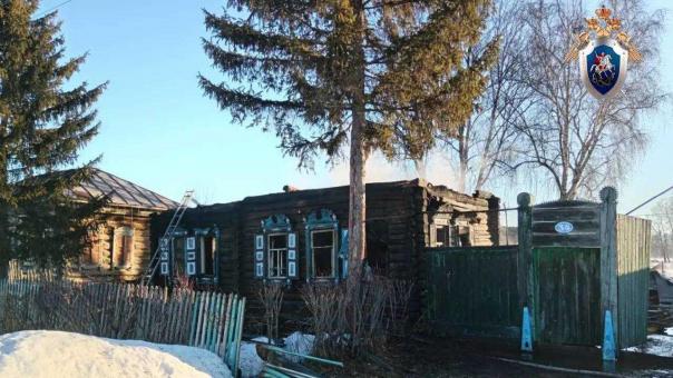Следователи начали проверку по факту пожара в Саргатском районе Омской области