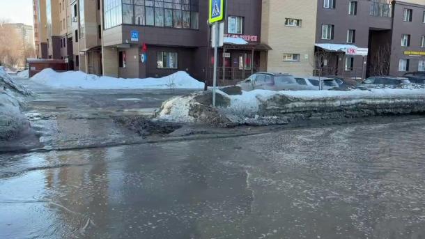 Не пройти, не проехать: какие места города оказались под водой из-за оттепели — «карта луж» Новосибирска