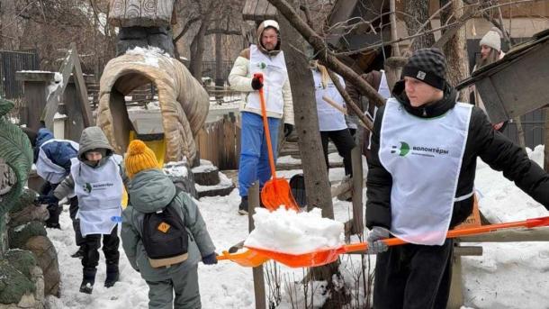 Экосубботник в Новосибирском зоопарке собрал рекордное число волонтёров