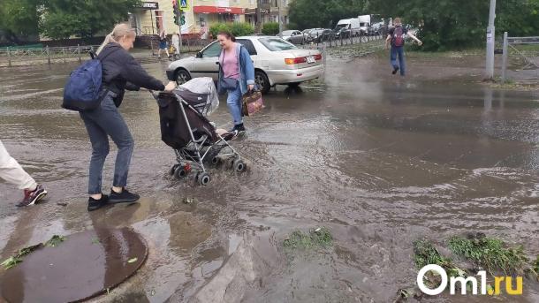 Хоценко потребовал усилить контроль в местах подтопления в Омской области
