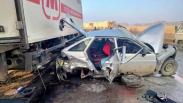 На трассе «Омск-Тара» погиб водитель: «Лада» вылетела на встречку под два грузовика