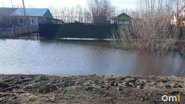 В Омской области из-за паводка подтопило дома и почти 50 участков