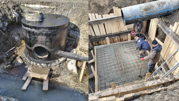 Конец потопам? В Дзержинском районе Новосибирска достраивают ливнёвку в пойме Каменки