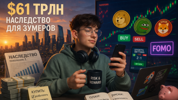 Экономисты встревожились из-за будущего наследства зумеров на 61 трлн долларов