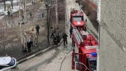 Восемь детей спасены из горящей девятиэтажки в Новосибирске