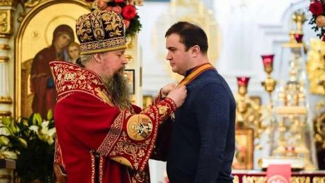 Губернатора Виталия Хоценко наградили орденом РПЦ II степени