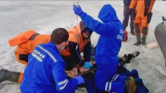 Час борьбы за жизнь: спасатели трижды запускали сердце мужчины, который провалился под лёд Новосибирского водохранилища