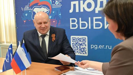 Мэр Омска Сергей Шелест выдвинулся на предварительное голосование «Единой России» для участия в выборах в Госдуму