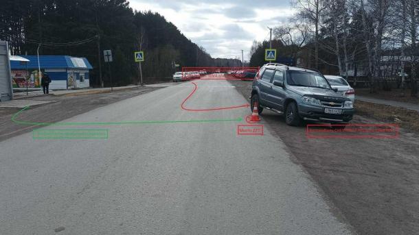 В Омской области водитель сбил 11-летнюю девочку на улице Транспортной