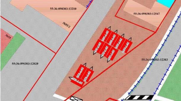 В Омске под гаражи отдали пустырь у Речного порта