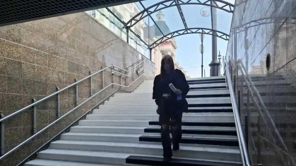 В Омске снова заиграл музыкальный переход на Ленина